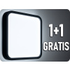 V-TAC LED svietidlo 48W, 5160lm, štvorcové, čierny rám, SAMSUNG Chip, 1+1 zadarmo! Farba svetla: Teplá biela