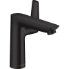 HANSGROHE Talis E páková umývadlová batéria s odtokovou súpravou s tiahlom, výška výtoku 133 mm, matná čierna, 71754670