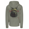 Pitbull West Coast mikina s kapucňou na zips MT Fuji grey Veľkosť: 3XL, Farba: šedá