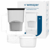 Filtračná kanvica Wessper D2 Borosilicate 3 l čierna