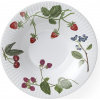 Tanier na polievku HAMMERSHOI SUMMER - SUMMER BERRIES 21 cm, biela, porcelán, Kähler