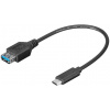 USB kábel PremiumCord KUR31-01 0.2 m čierny
