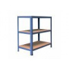 Meets-ecommerce UG Kovový regál 115x120x60, 3-4 police Farba: Modrá, Počet polic: 3 police