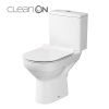 CERSANIT - WC KOMBI 603 CITY NEW CLEANON 010 3/5 VČETNĚ SEDÁTKA DURAPLAST SLIM sedátka (K35-037)