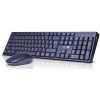 CONNECT IT Combo bezdrátová černá klávesnice + myš, 2,4GHz, USB, CZ + SK layout, černá CKM-7500-CS