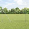 zahrada-XL Plot s stĺpmi Strieborná 1.5 x 10 m Oceľ 3350730