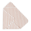 Jollein Osuška s kapucňou froté 75x75cm Stripe Wild Rose 75x75