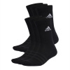 adidas Cushioned Sportswear Crew Socks 6-Pack Juniors Black 4.5 - 5.5