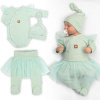 Baby Nellys Rastúca súprava 3D Lux, Sweet Angel - mätová, 68/74, 68/74 (6-9m)