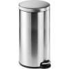 Durable 340323 340323 odpadkový koš 30 l (Ø x v) 290 mm x 655 mm nerezová ocel stříbrná 1 ks
