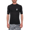 pánske kúpacie tričko VOLCOM LIDO RASHGUARD Black M