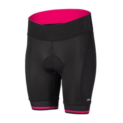 Dámske letné cyklistické nohavice ETAPE SARA, čierna/ružová Veľkosť: S