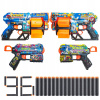 Pištole na šípky Zuru X-Shot Skins Sonic Blaster Combo 4-Pak 36676SLT