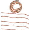 Hematit korálky Rose Gold - Návlek - 4mm