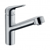 Hansgrohe Focus M42 Drezová batéria M429-H180 ECO, s výsuvnou spŕškou, EcoSmart, chróm 71865000-HG