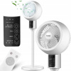 VENTILÁTOR STOJANOVÝ VENTILÁTOR PODLAHOVÝ TICHÝ 3 REŽIMY 45W HLAVICA 3D + DIAĽKOVÝ OVLÁDAČ