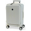 Cestovný kufor BERTOO kabínový kufor Cagliari - biely 36 l (CAGLIARIWHITE_M)