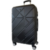 Škrupinový cestovný kufor na 4 kolieskach 49 l veľkosť S - 9013 černá