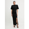 Bavlnené šaty Pinko 105219.A2M2 čierna L