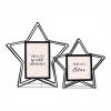 HAMA 58102 portrétový rámček STELLA, 10x10 cm a 10x15 cm, set 2 ks, čierny