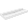 Mexen Ava umývadlo na doske z konglomerátu 2/O 120 x 46 cm, biele - 23011202