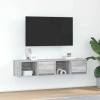 zahrada-XL TV stolíky 2 ks sivý dub sonoma 60x31x25,5 cm spracované drevo 861447