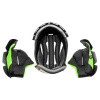 CASSIDA lícnica a klobúk pre prilby Cross Cup Two/Sonic, CASSIDA (černá/šedá/žlutá fluo) - XS