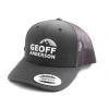 Šiltovka Geoff Anderson SnapBack sieťová s logom šedá