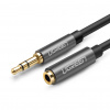 Ugreen AUX kábel 3.5 mm mini jack 1m, strieborný