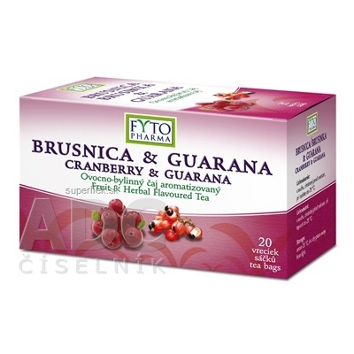 FYTO BRUSNICA & GUARANA ovocno-bylinný čaj 20x2 g (40 g), 8585022201397
