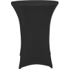 Perel Standing table cover přehoz na barový stůl černá FP201