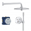Grohe Grohtherm SmartControl - Sprchová súprava Perfect s podomietkovým termostatom, 260 mm, chróm 34744000