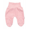 Pletené dojčenské polodupačky Hand Made Baby Nellys ružové