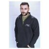 Jet Fish Mikina Čierna Zip-Veľkosť XL