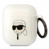 Vložka Karl Lagerfeld pre Apple AirPods 1/2 bezfarebná
