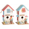 small foot Set drevená vtáčia búdka vila 2 ks
