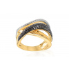 iZlato Forever Briliantový prsteň s čiernymi diamantmi z kolekcie Dubai 1.140 ct IZBR081