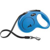 Flexi New Classic M opasok 5 m, max. 25 kg, - modrá