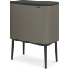 Odpadkový kôš Bo Touch Bin 11 l + 23 l platinový