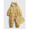 GAP Baby prešívaná kombinéza leoprad Béžová 18-24M Béžová Béžová