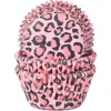 House of Marie Košíky na muffiny ružový leopard 50x33 mm