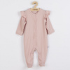 Dojčenský bavlnený overal New Baby Practical ružový dievča