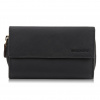 Brødrene Dámska kožená peňaženka z prírodnej kože, veľká | čierna G-89SH/BL