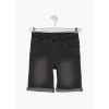 Čierne rifľové elastické kraťasy LOSAN s regulovaním v páse Veľkosť: 152