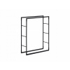 hillvert Stojan na drevo - 40 kg - 80 x 25 x 100 cm - oceľ - HI-FWR-006