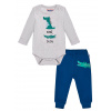 Dojčenský set - WINKIKI WNB 92699, šedá / tmavo modrá Farba: Sivá, Veľkosť: 92