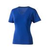 Dámske tričko Kawartha s krátkym rukávom, V-NECK, modrá M