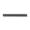 Nedis VSPL3478ATH - HDMI Rozbočovač | 8 Portů port(s) | Vstup HDMI ™ | 8x Výstup HDMI™ | 4K@60Hz | 18 Gbps | Kov | černý