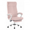 Ružové látkové kancelárske kreslo HELLS Chair HC- 1030, HC__5907196011412
