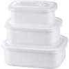 Dóza MagicHome Lunchbox set MB41, sada 3 ks, 700/1300/2100 ml, obdĺžniková, otvárateľné veko